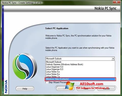 Screenshot Nokia PC Suite for Windows 10