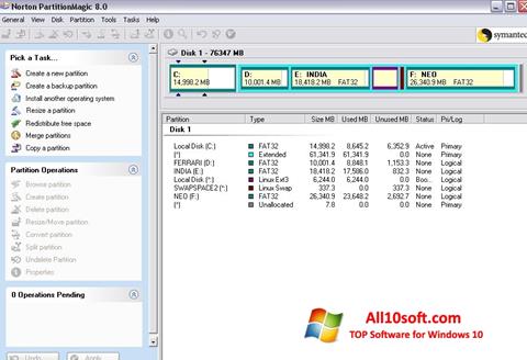 manual for norton partition magic 8.0 quick start guide