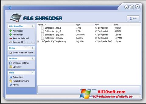 Screenshot File Shredder for Windows 10