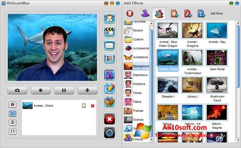 Screenshot WebcamMax for Windows 10
