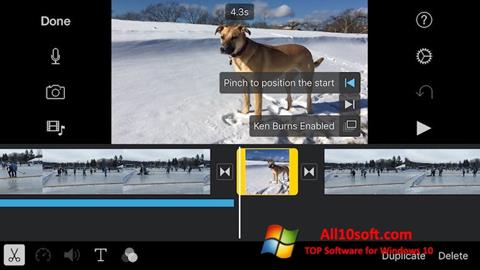 Screenshot iMovie for Windows 10