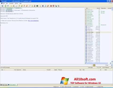 Screenshot StrongDC++ for Windows 10