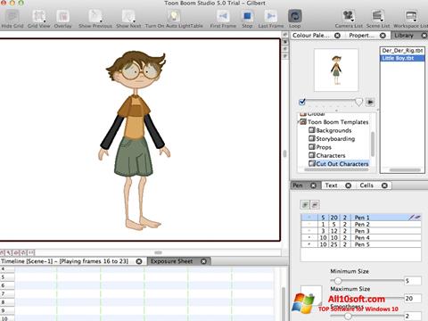 Screenshot Toon Boom Studio for Windows 10