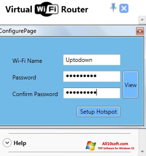 Screenshot Virtual WiFi Router for Windows 10