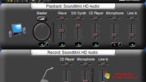 Screenshot SoundMAX for Windows 10