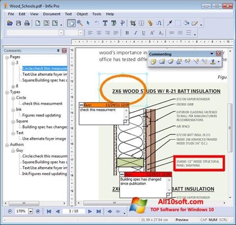 Screenshot Infix PDF Editor for Windows 10
