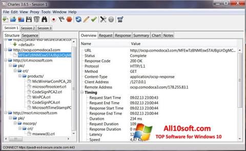 Screenshot Charles for Windows 10