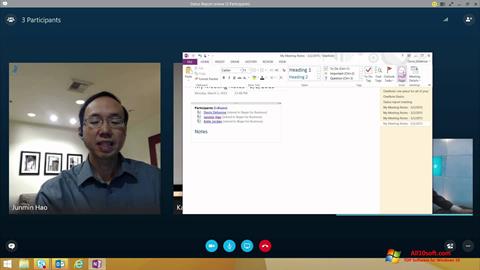 Screenshot Skype for Business for Windows 10