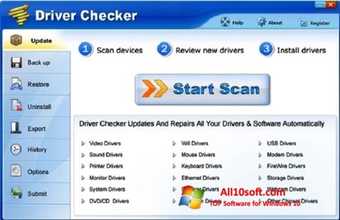Screenshot Driver Checker for Windows 10
