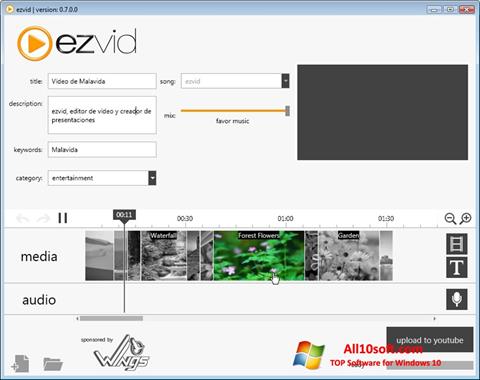 Screenshot Ezvid for Windows 10