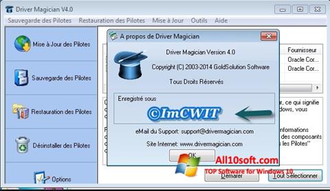 Screenshot Driver Magician for Windows 10