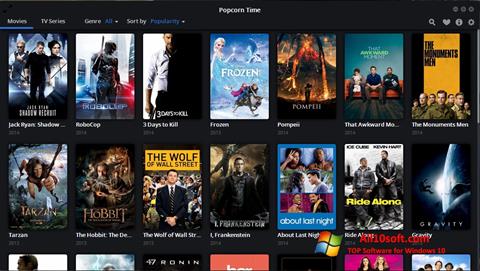 Screenshot Popcorn Time for Windows 10