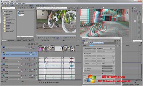 Screenshot Sony Vegas Pro for Windows 10