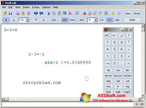 Screenshot RedCrab Calculator for Windows 10