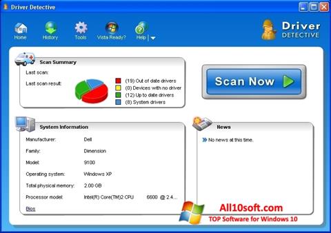 Screenshot Driver Detective for Windows 10