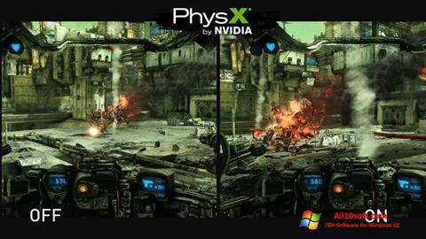 Screenshot NVIDIA PhysX for Windows 10
