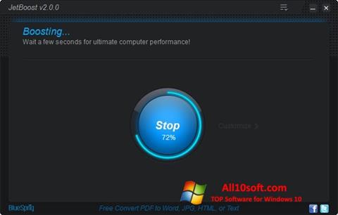 Screenshot JetBoost for Windows 10