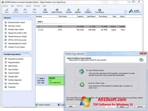 download the new version for windows AOMEI Partition Assistant Pro 10.2.0