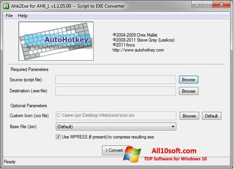 Screenshot AutoHotkey for Windows 10