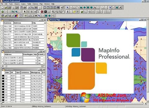 Screenshot MapInfo Professional for Windows 10