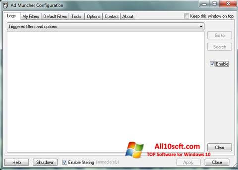 Screenshot Ad Muncher for Windows 10