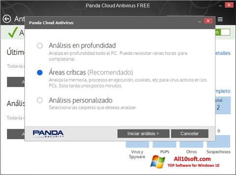 Screenshot Panda Cloud for Windows 10
