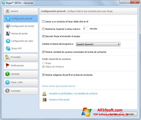 Screenshot Skype Beta for Windows 10