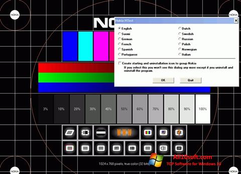 Screenshot Nokia Monitor Test for Windows 10