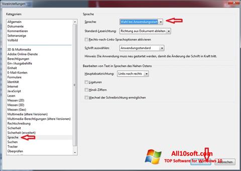 Screenshot Adobe Reader for Windows 10