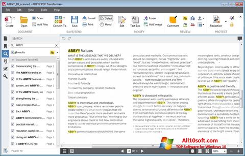 Screenshot ABBYY PDF Transformer for Windows 10