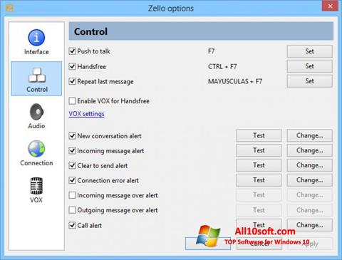Screenshot Zello for Windows 10