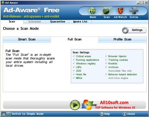 Screenshot Ad-Aware Free for Windows 10