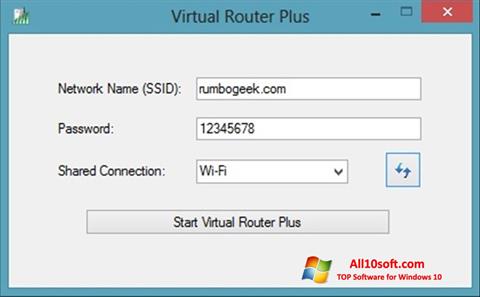 Screenshot Virtual Router Plus for Windows 10